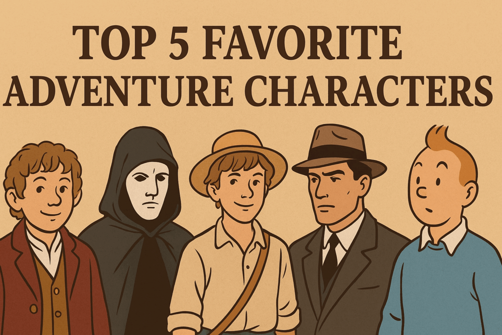 Top 5 Favorite Adventure Characters - Brian Thomas Cropp